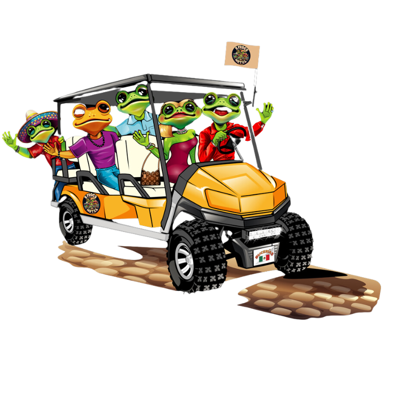 5 Frogs Golf Cart